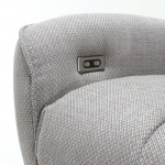 GRAMMY RECLINING ARMCHAIR WITH GREY COTTON LINING