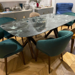 INTRECCIO TABLE WITH TWO BASES