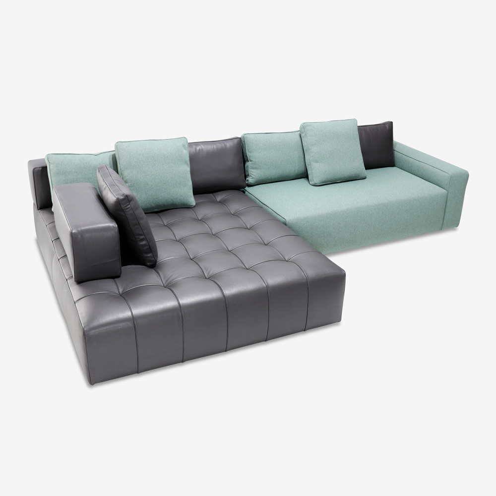  SOFÁ COMPOSICIÓN TOMMASO - sofá modular con doble revestimiento