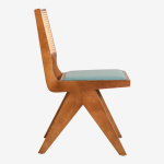 PALM CHAIR WITH UPHOLSTERED SEAT