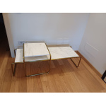 PONTE COFFEE TABLES SET IN MARBLE
