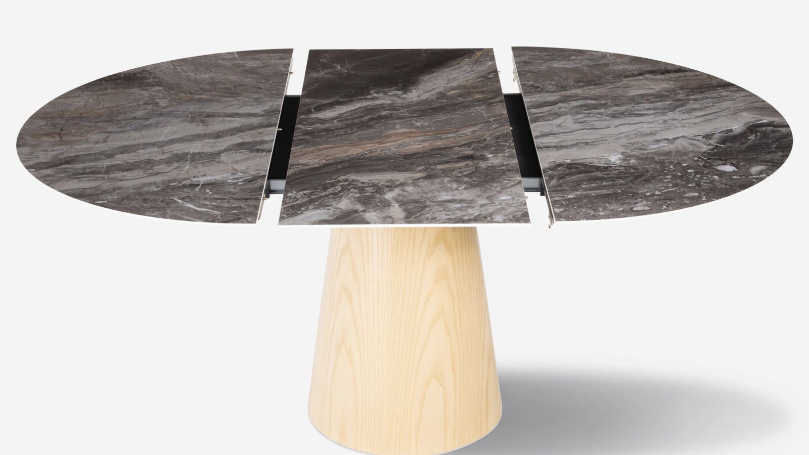 Tavolo allungabile da 140, 160, 180 o 200 cm piano in legno e