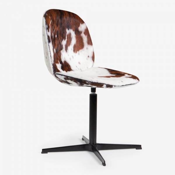 TOFFEE OFFICE CHAIR in pony skin