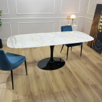 WING BARREL-SHAPED EXTENDABLE TABLE IN CERAMIC